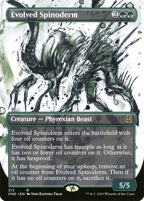 Phyrexia: All Will Be One - 313 - Evolved Spinoderm - Rare - G - Non-foil