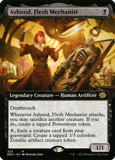 The Brothers' War - 323 - Ashnod, Flesh Mechanist - Rare - B - Foil