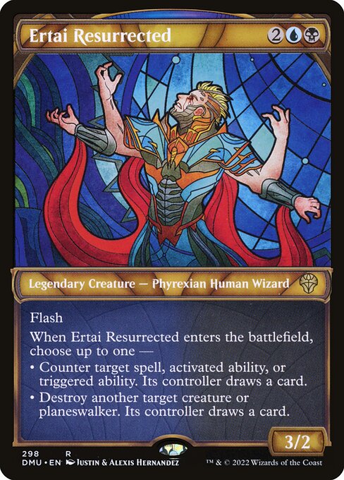 Dominaria United - 298 - Ertai Resurrected - Rare - UB - Foil