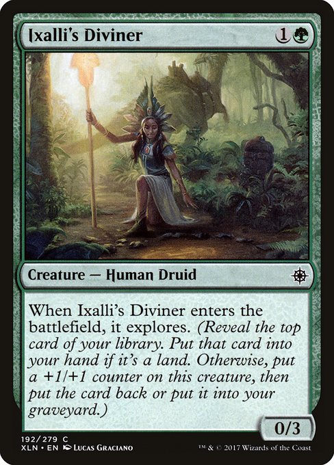 Ixalan - 192 - Ixalli's Diviner - Common - G - Non-foil