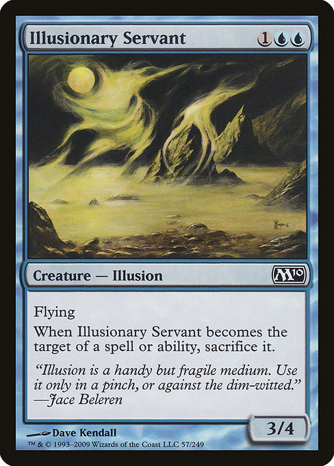 Magic 2010 - 57 - Illusionary Servant - Common - U - Non-foil