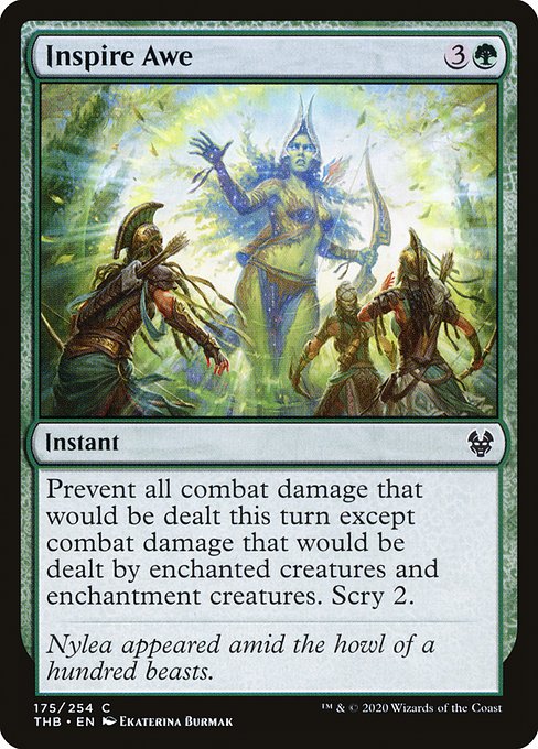 Theros Beyond Death - 175 - Inspire Awe - Common - G - Non-foil