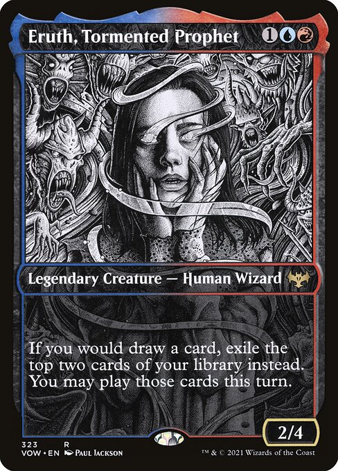 Innistrad: Crimson Vow - 323 - Eruth, Tormented Prophet - Rare - UR - Foil