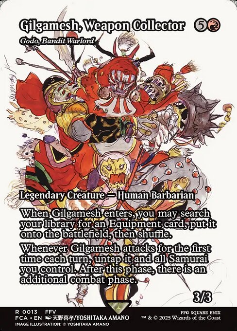 Final Fantasy: Through the Ages - 13 - Godo, Bandit Warlord - Rare - R - Non-foil