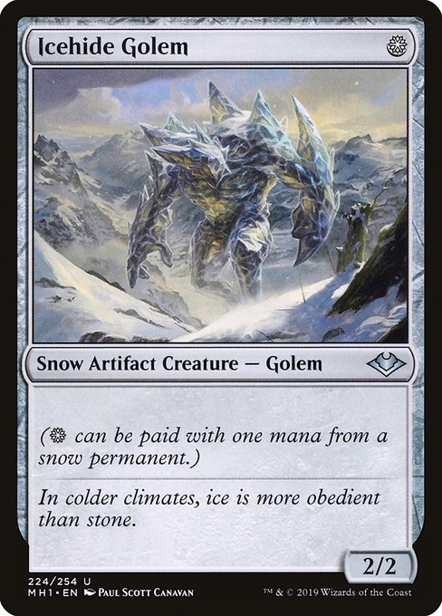 Modern Horizons - 224 - Icehide Golem - Uncommon - C - Non-foil