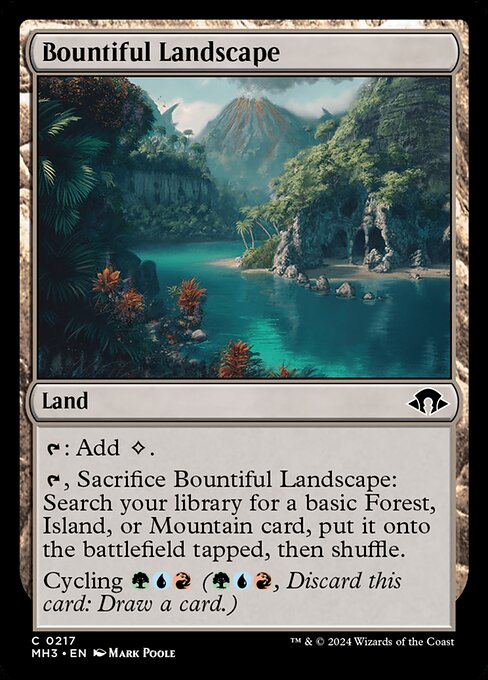 Modern Horizons 3 - 217 - Bountiful Landscape - Common - C - Foil
