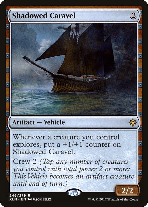 Ixalan - 246 - Shadowed Caravel - Rare - C - Foil