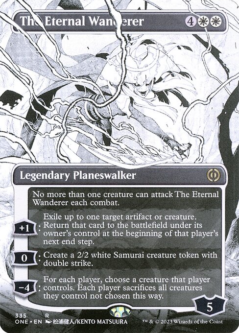 Phyrexia: All Will Be One - 335 - The Eternal Wanderer - Rare - W - Non-foil