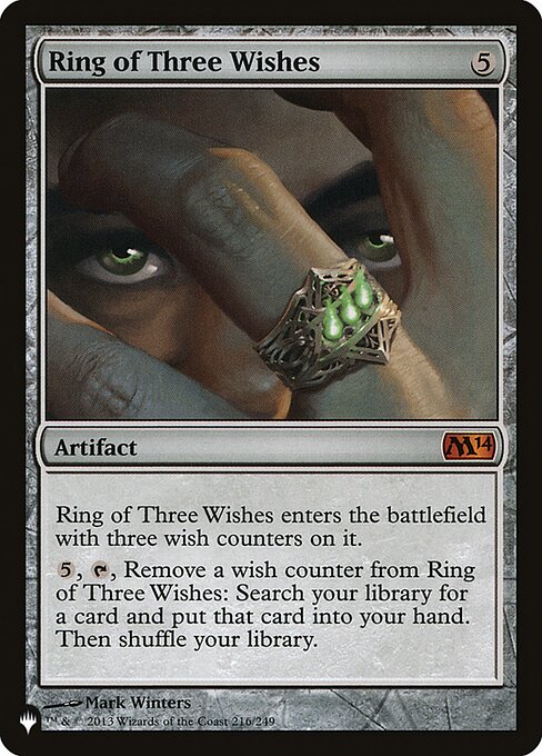 The List - M14-216 - Ring of Three Wishes - Mythic - C - Non-foil