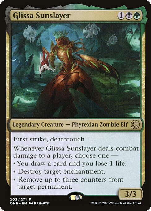 Phyrexia: All Will Be One - 202 - Glissa Sunslayer - Rare - BG - Non-foil