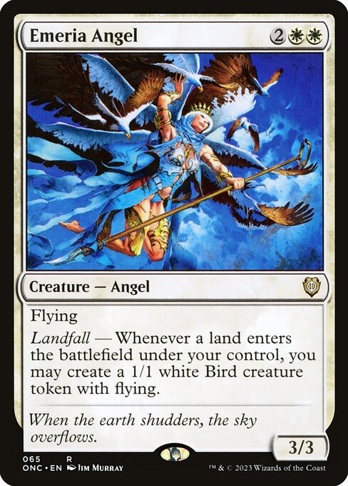 Phyrexia: All Will Be One Commander - 65 - Emeria Angel - Rare - W - Non-foil