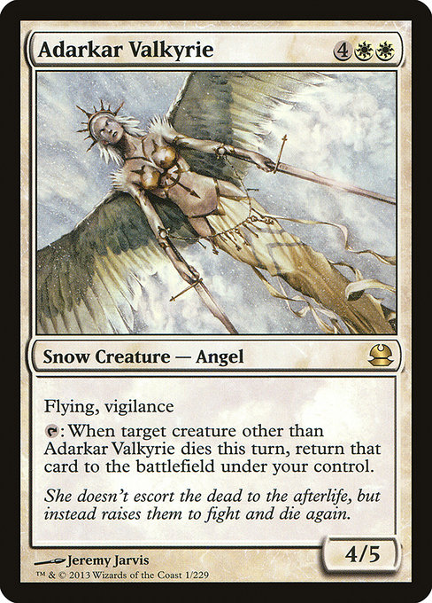 Modern Masters - 1 - Adarkar Valkyrie - Rare - W - Non-foil