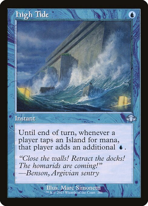 Dominaria Remastered - 286 - High Tide - Uncommon - U - Non-foil