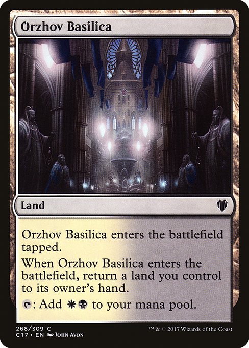 Commander 2017 - 268 - Orzhov Basilica - Common - C - Non-foil