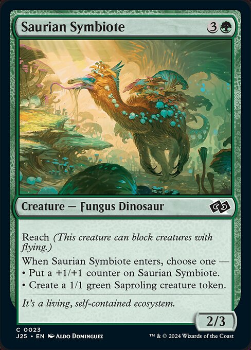 Foundations Jumpstart - 23 - Saurian Symbiote - Common - G - Non-foil