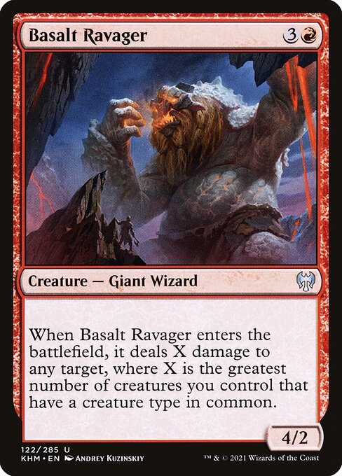 Kaldheim - 122 - Basalt Ravager - Uncommon - R - Non-foil
