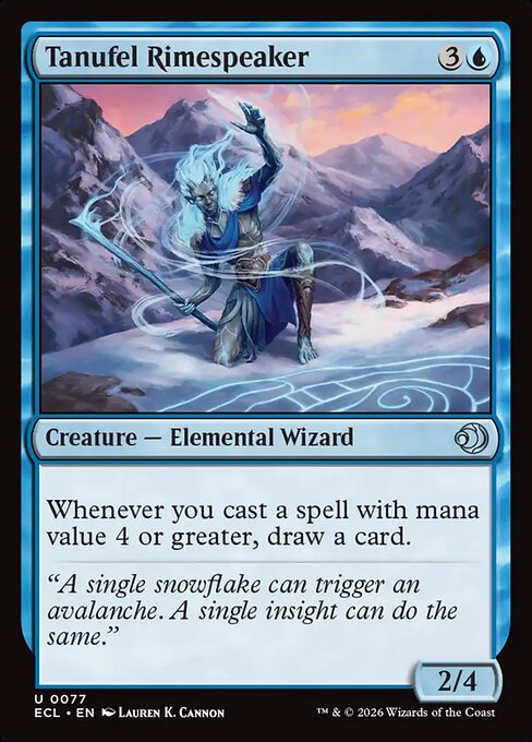 Lorwyn Eclipsed - 77 - Tanufel Rimespeaker - Uncommon - U - Non-foil