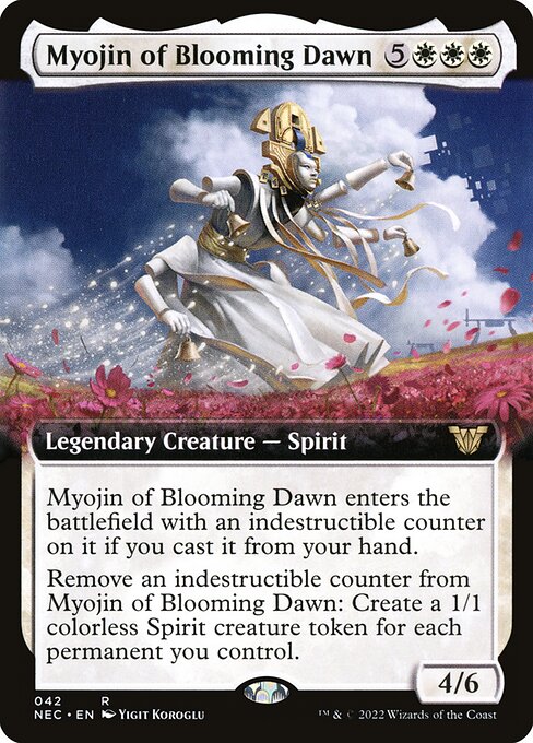 Neon Dynasty Commander - 42 - Myojin of Blooming Dawn - Rare - W - Non-foil