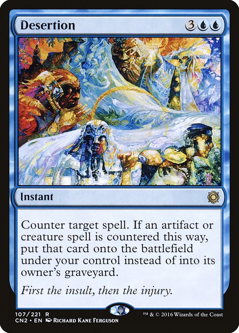 Conspiracy: Take the Crown - 107 - Desertion - Rare - U - Non-foil