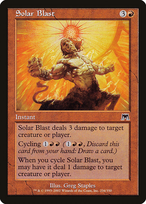 Onslaught - 234 - Solar Blast - Common - R - Non-foil