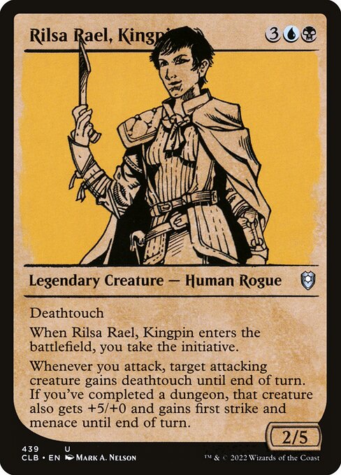 Commander Legends: Battle for Baldur's Gate - 439 - Rilsa Rael, Kingpin - Uncommon - UB - Non-foil