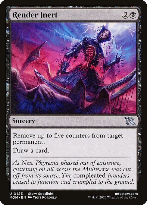 March of the Machine - 123 - Render Inert - Uncommon - B - Non-foil