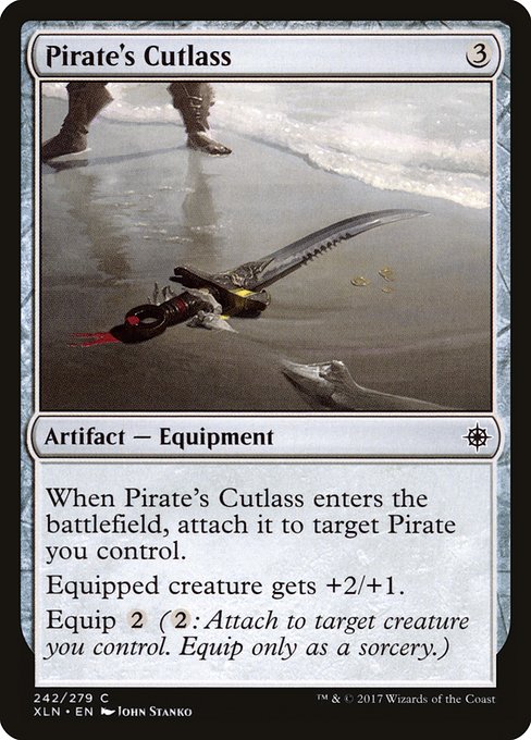 Ixalan - 242 - Pirate's Cutlass - Common - C - Non-foil