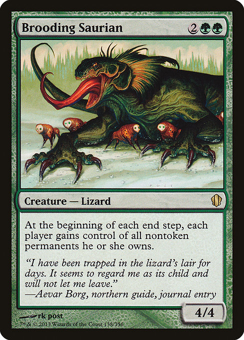 Commander 2013 - 138 - Brooding Saurian - Rare - G - Non-foil