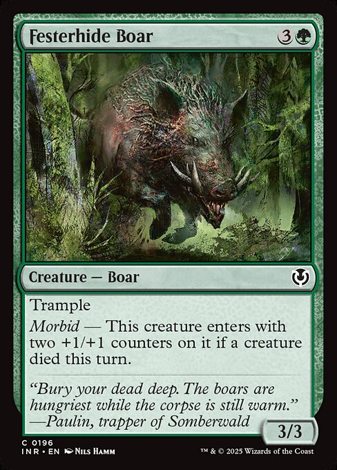 Innistrad Remastered - 196 - Festerhide Boar - Common - G - Non-foil