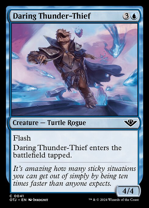 Outlaws of Thunder Junction - 41 - Daring Thunder-Thief - Common - U - Non-foil