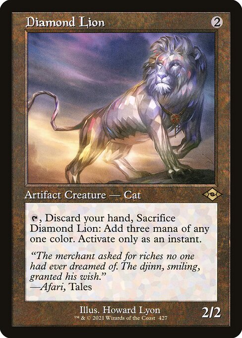 Modern Horizons 2 - 427 - Diamond Lion - Rare - C - Foil