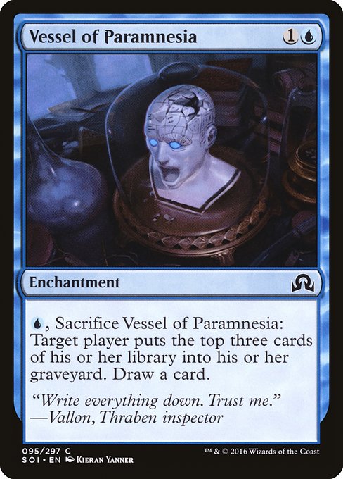 Shadows over Innistrad - 95 - Vessel of Paramnesia - Common - U - Non-foil