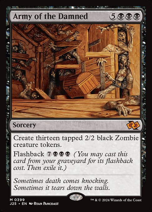 Foundations Jumpstart - 399 - Army of the Damned - Mythic - B - Non-foil