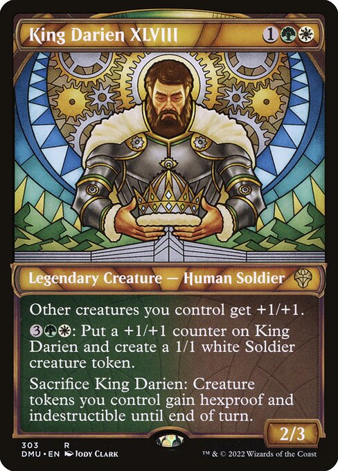 Dominaria United - 303 - King Darien XLVIII - Rare - WG - Foil