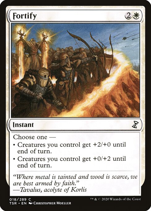 Time Spiral Remastered - 18 - Fortify - Common - W - Non-foil