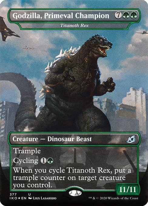 Ikoria: Lair of Behemoths - 377 - Titanoth Rex - Uncommon - G - Non-foil