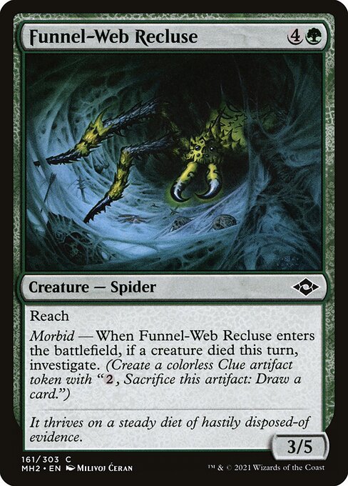 Modern Horizons 2 - 161 - Funnel-Web Recluse - Common - G - Non-foil