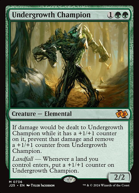 Foundations Jumpstart - 736 - Undergrowth Champion - Mythic - G - Non-foil