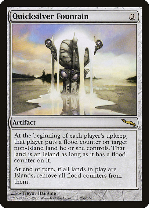 Mirrodin - 233 - Quicksilver Fountain - Rare - C - Non-foil