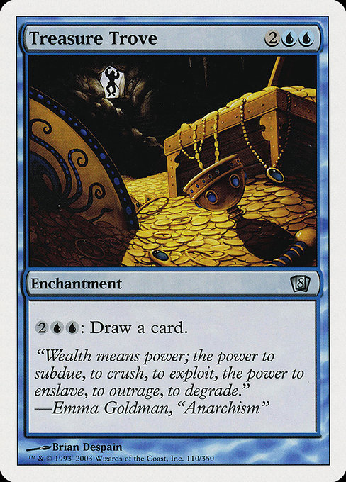 Eighth Edition - 110 - Treasure Trove - Uncommon - U - Non-foil