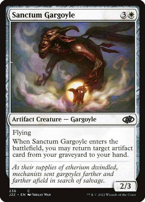 Jumpstart 2022 - 236 - Sanctum Gargoyle - Common - W - Non-foil