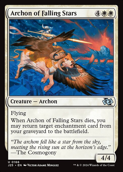 Foundations Jumpstart - 166 - Archon of Falling Stars - Uncommon - W - Non-foil