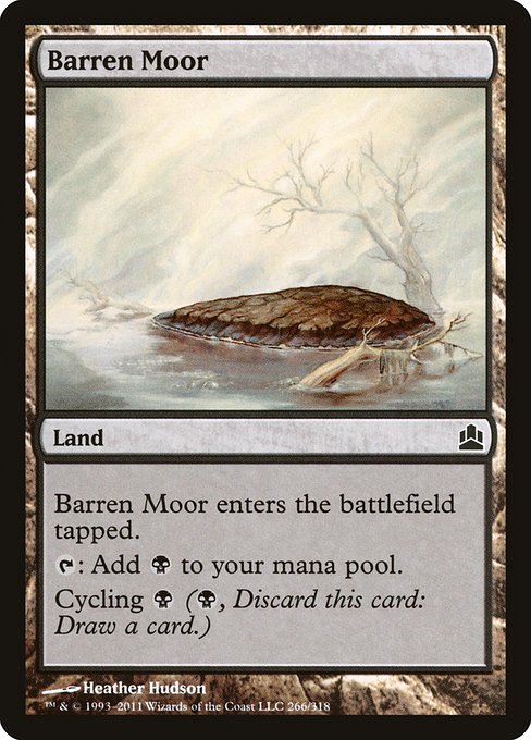 Commander 2011 - 266 - Barren Moor - Common - C - Non-foil