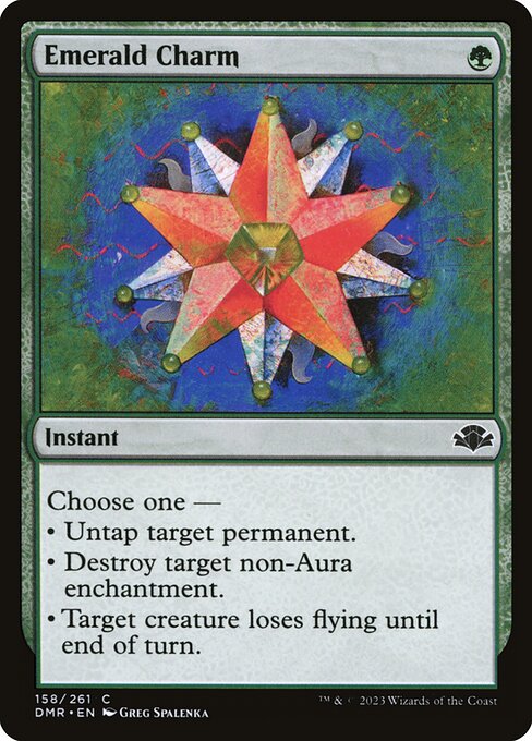 Dominaria Remastered - 158 - Emerald Charm - Common - G - Non-foil