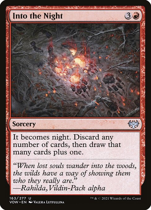 Innistrad: Crimson Vow - 163 - Into the Night - Uncommon - R - Non-foil