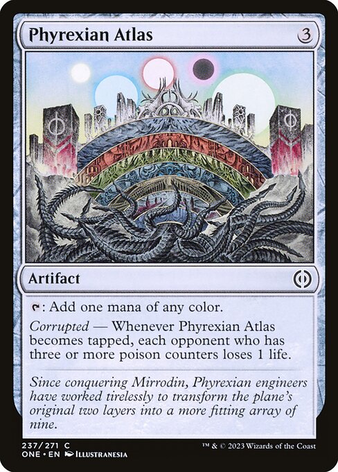 Phyrexia: All Will Be One - 237 - Phyrexian Atlas - Common - C - Non-foil