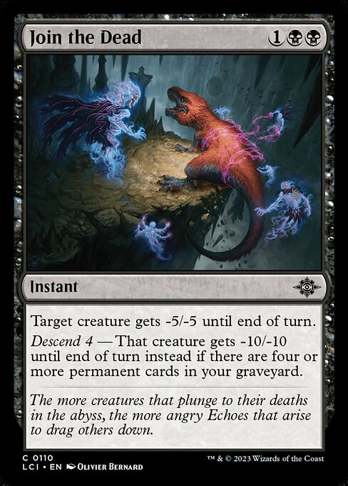 The Lost Caverns of Ixalan - 110 - Join the Dead - Common - B - Non-foil