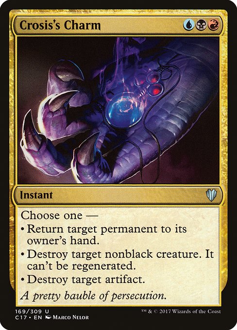 Commander 2017 - 169 - Crosis's Charm - Uncommon - Multi - Non-foil