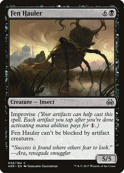 Aether Revolt - 58 - Fen Hauler - Common - B - Non-foil