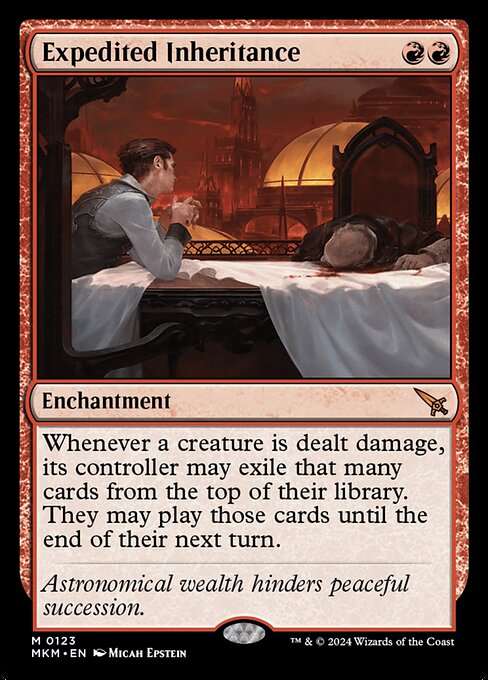 Murders at Karlov Manor - 123 - Expedited Inheritance - Mythic - R - Foil